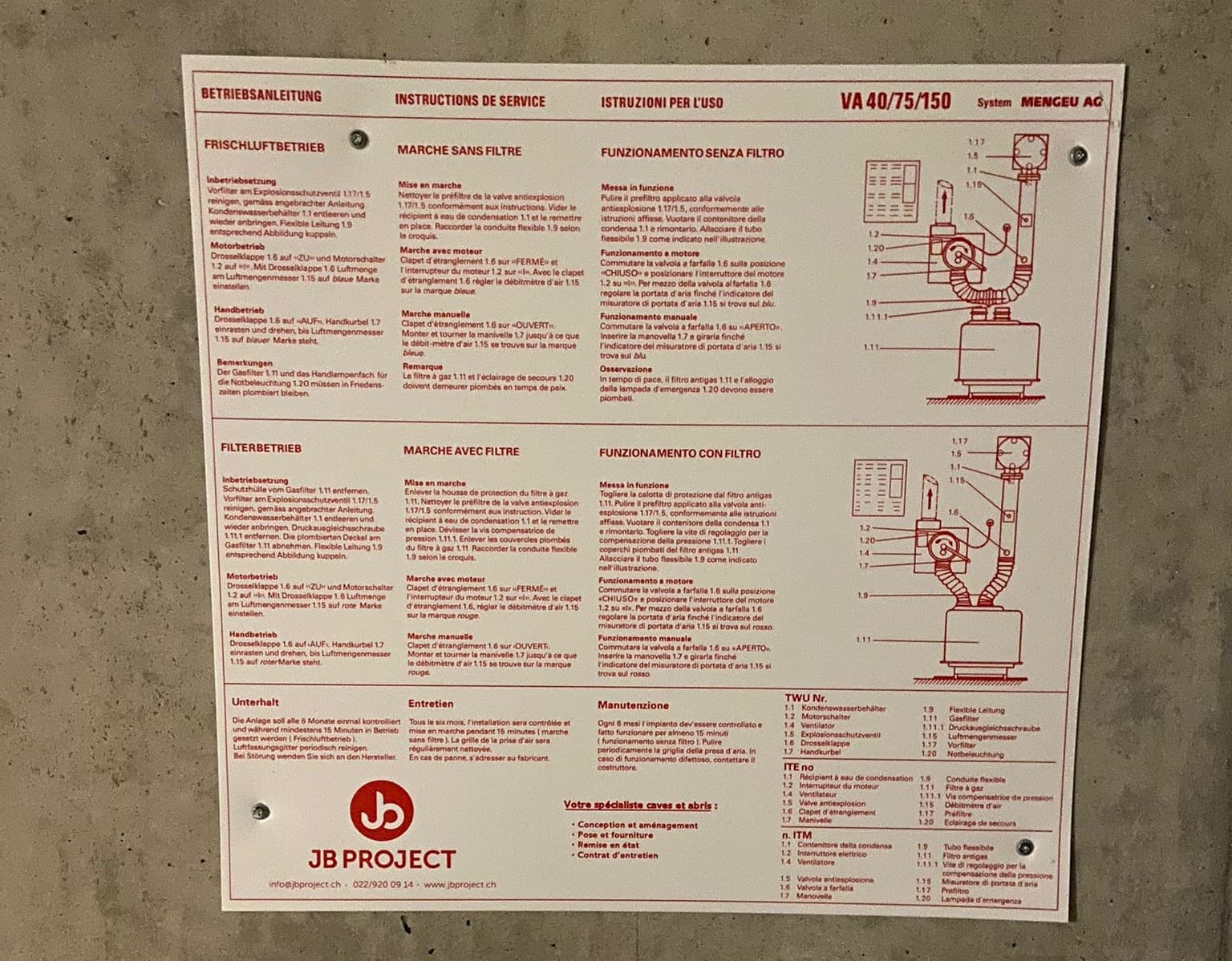 Equipement d'abri PC 10