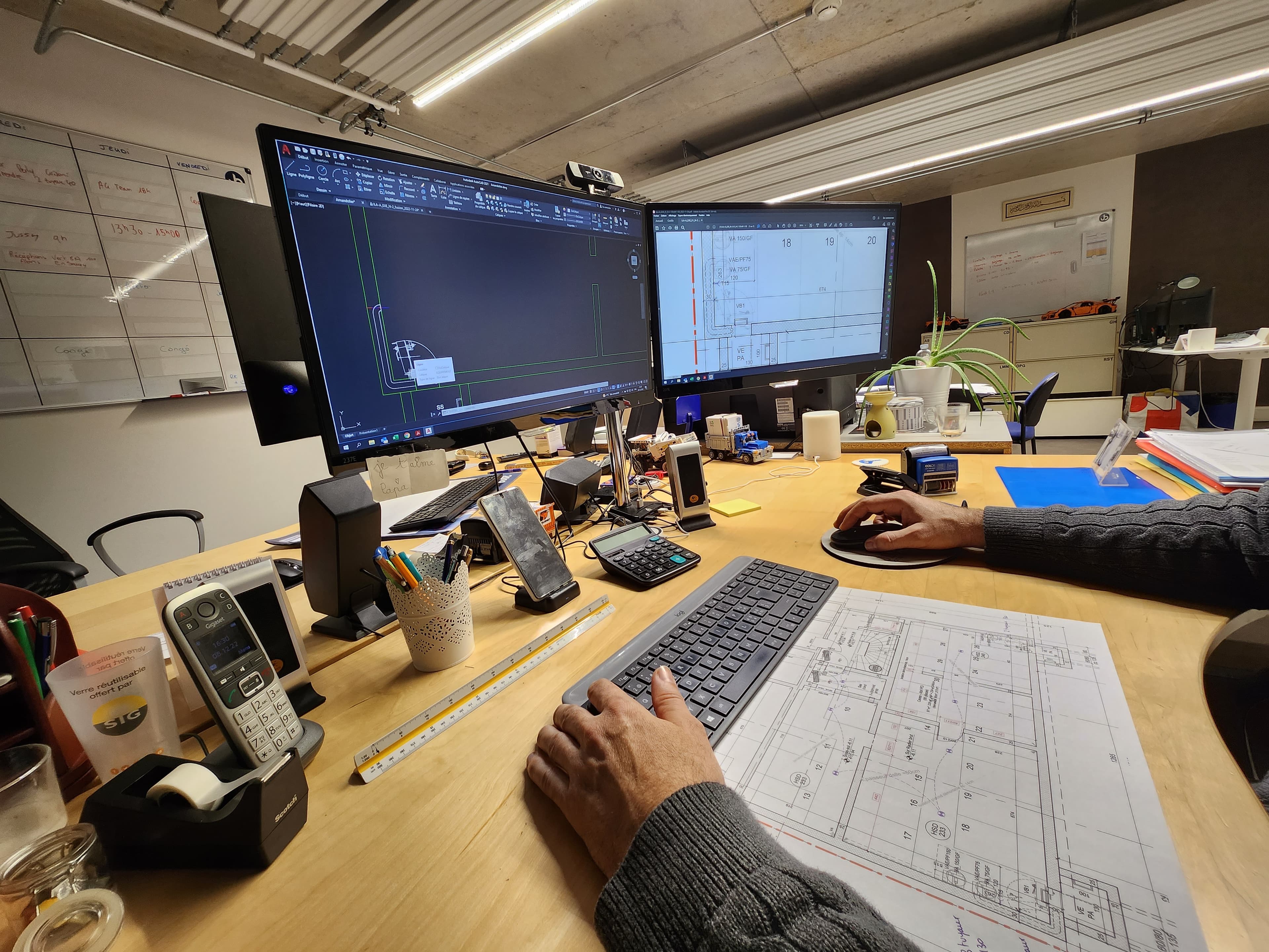 Vérification et étude de plans techniques