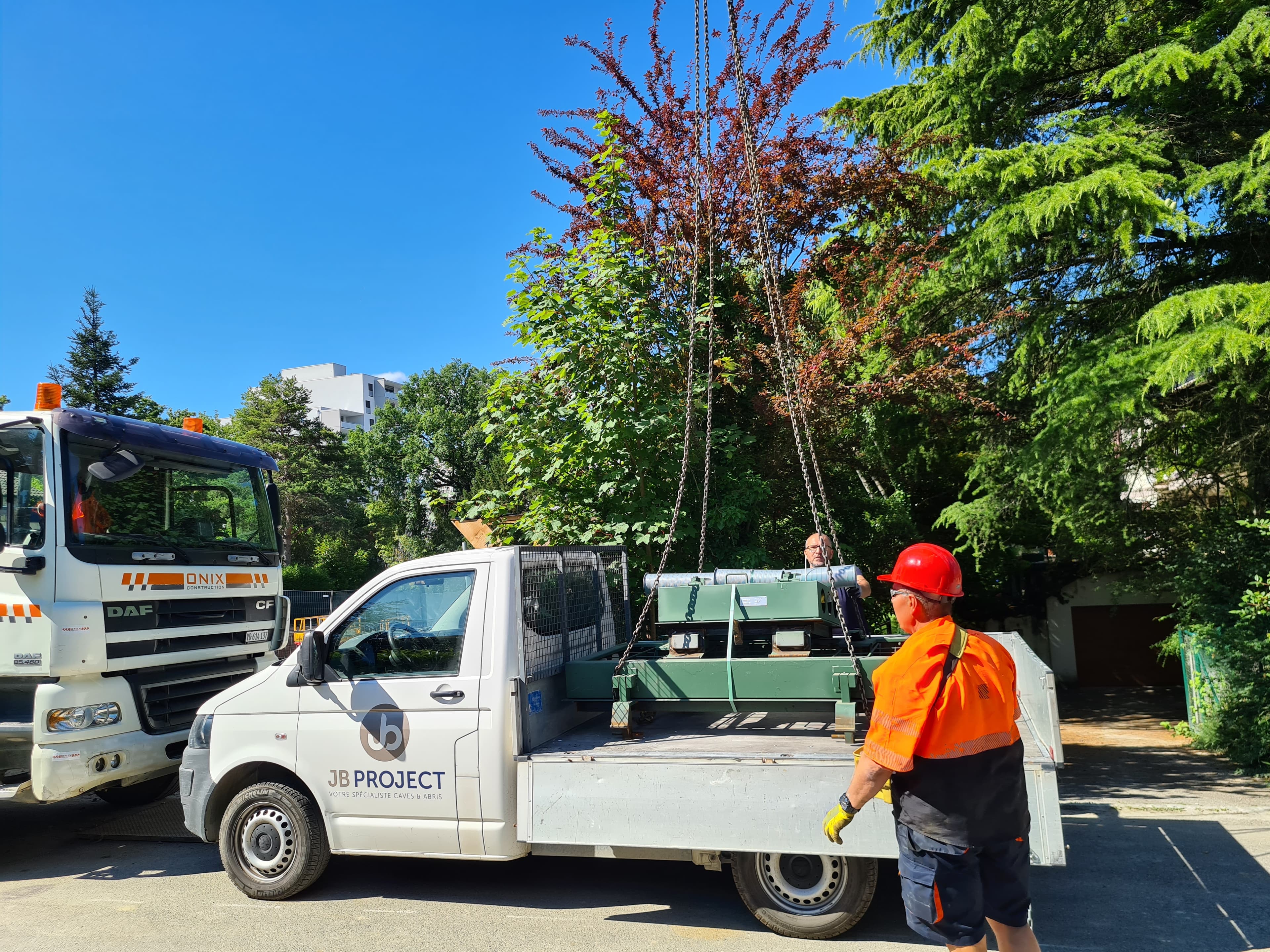 Maintenance de fermeture d'abri