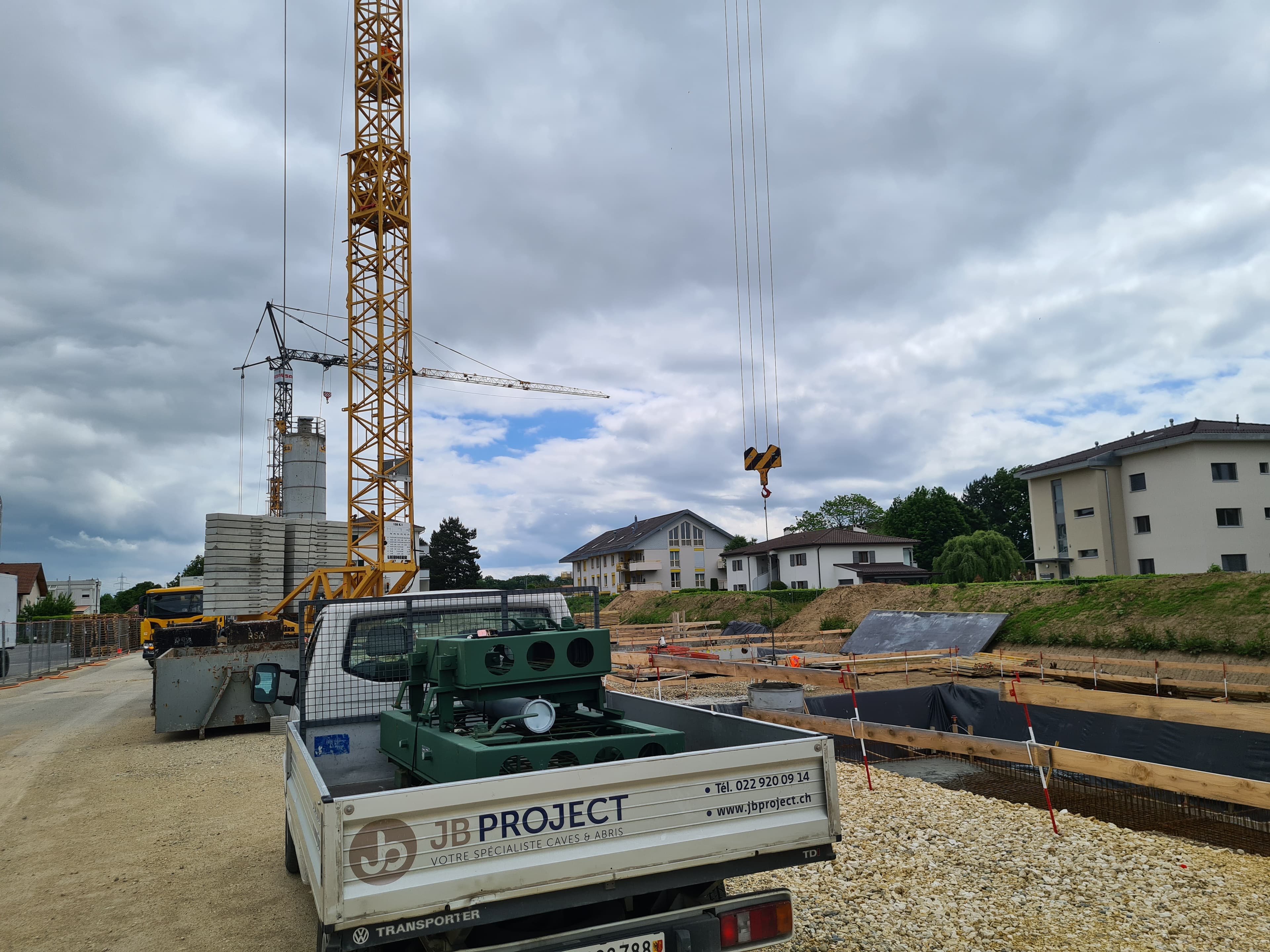 Installation de porte blindee