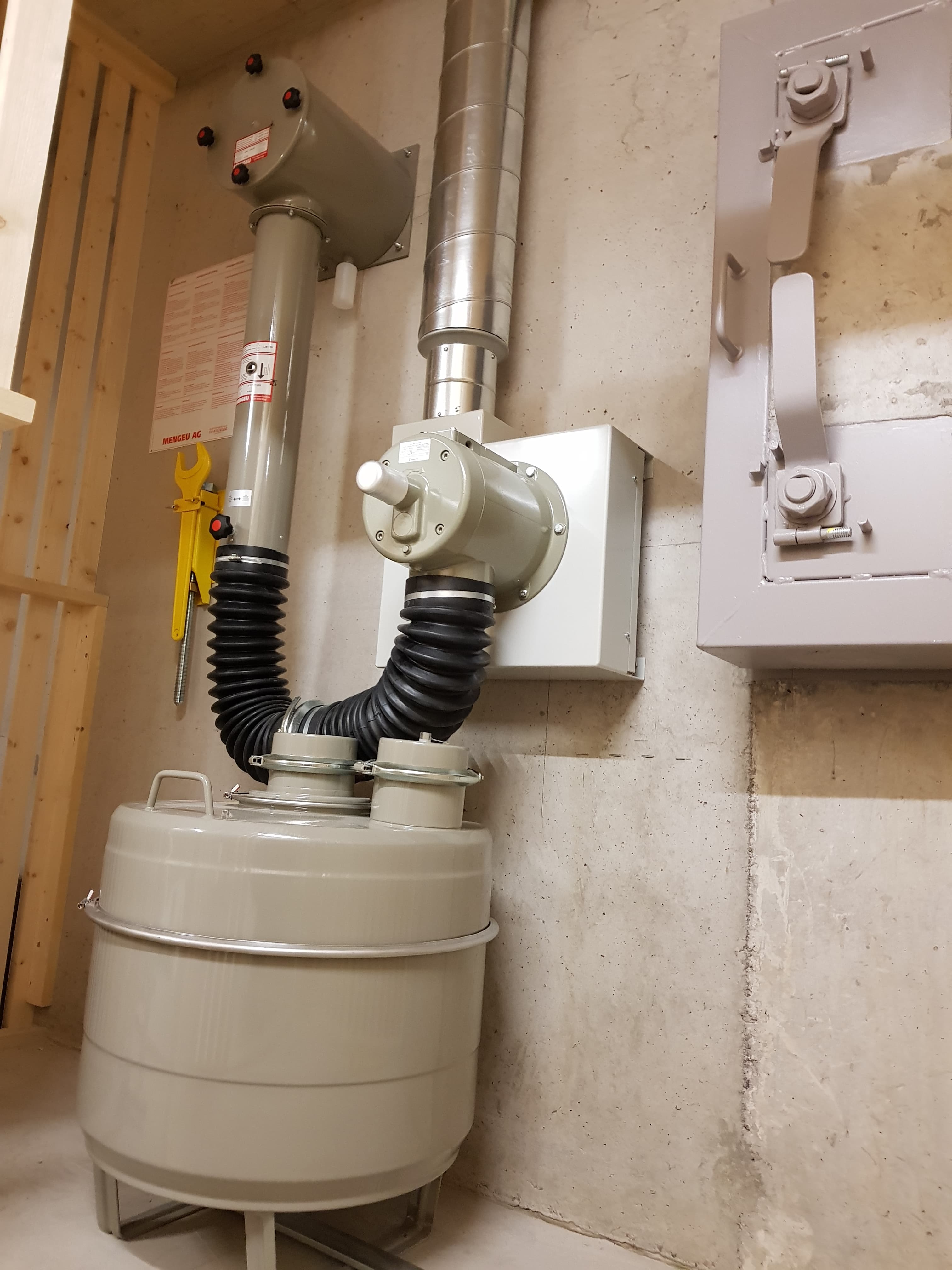 Réalisation abri PC sur chantier