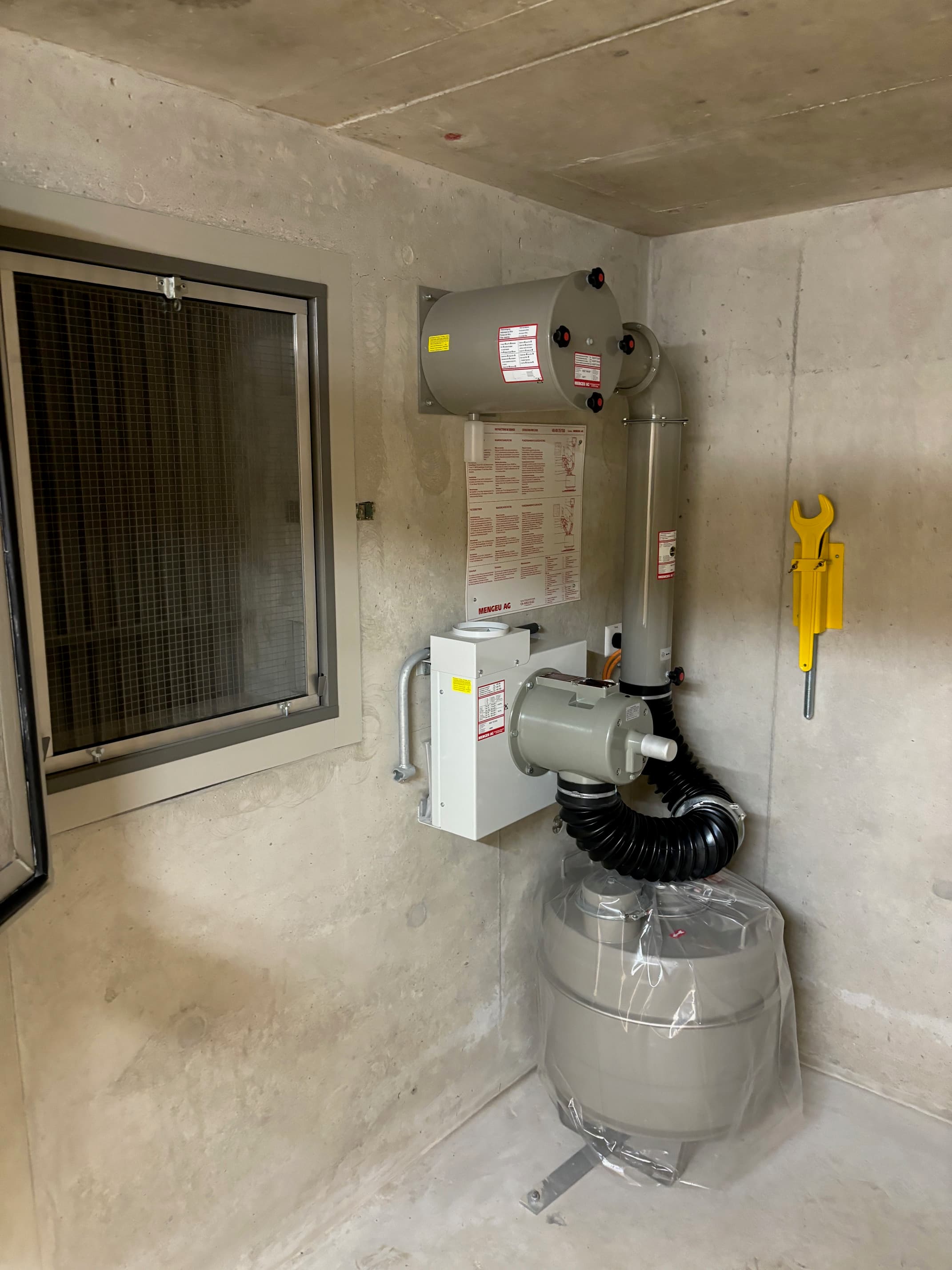 Installation abri PC finalisée