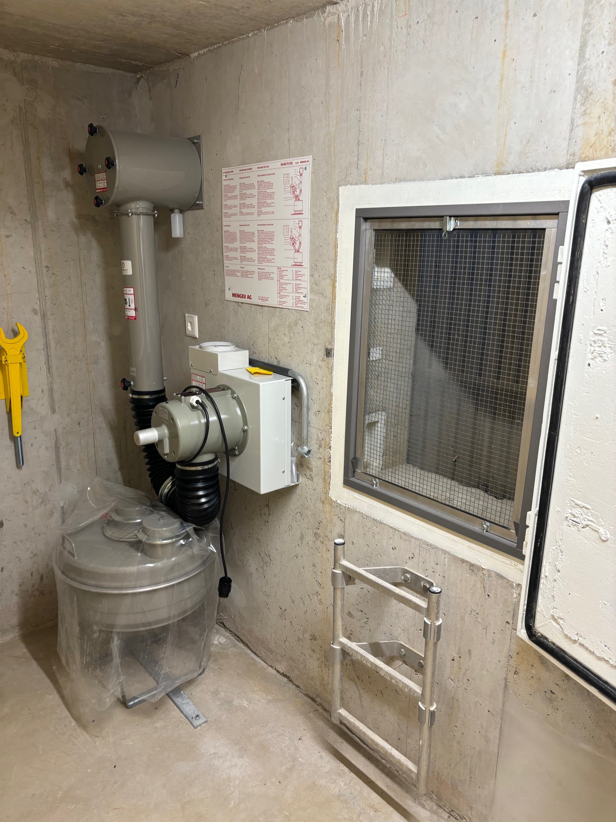 Intervention abri PC en cours