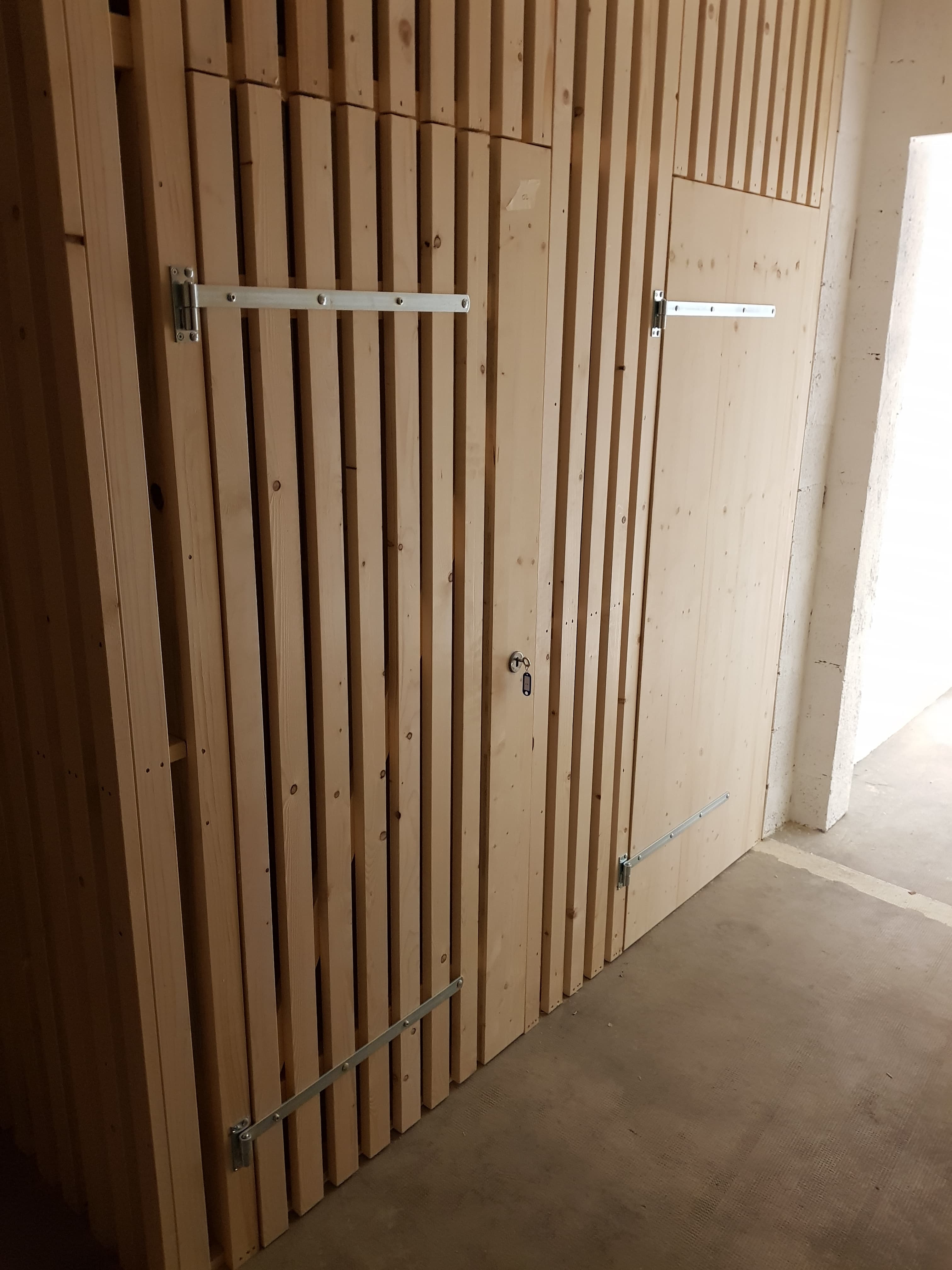 Cloison de cave sur mesure