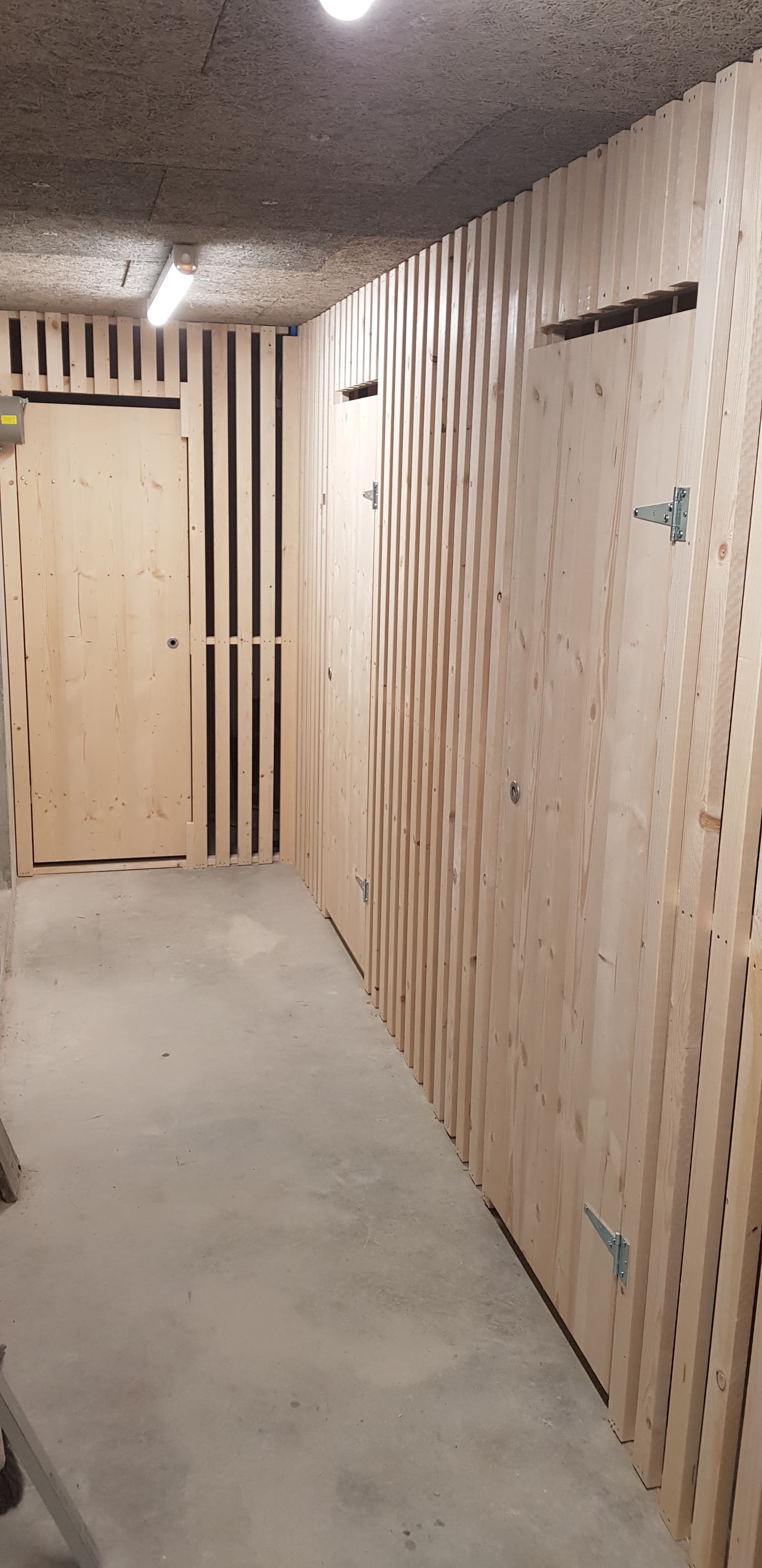 Réalisation cave, vue finition